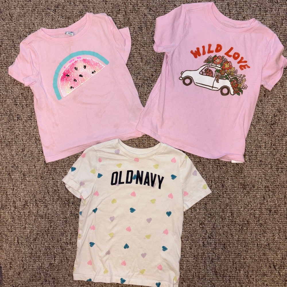 ‼️‼️SOLD‼️‼️ Old Navy Girls T-shirts 5T